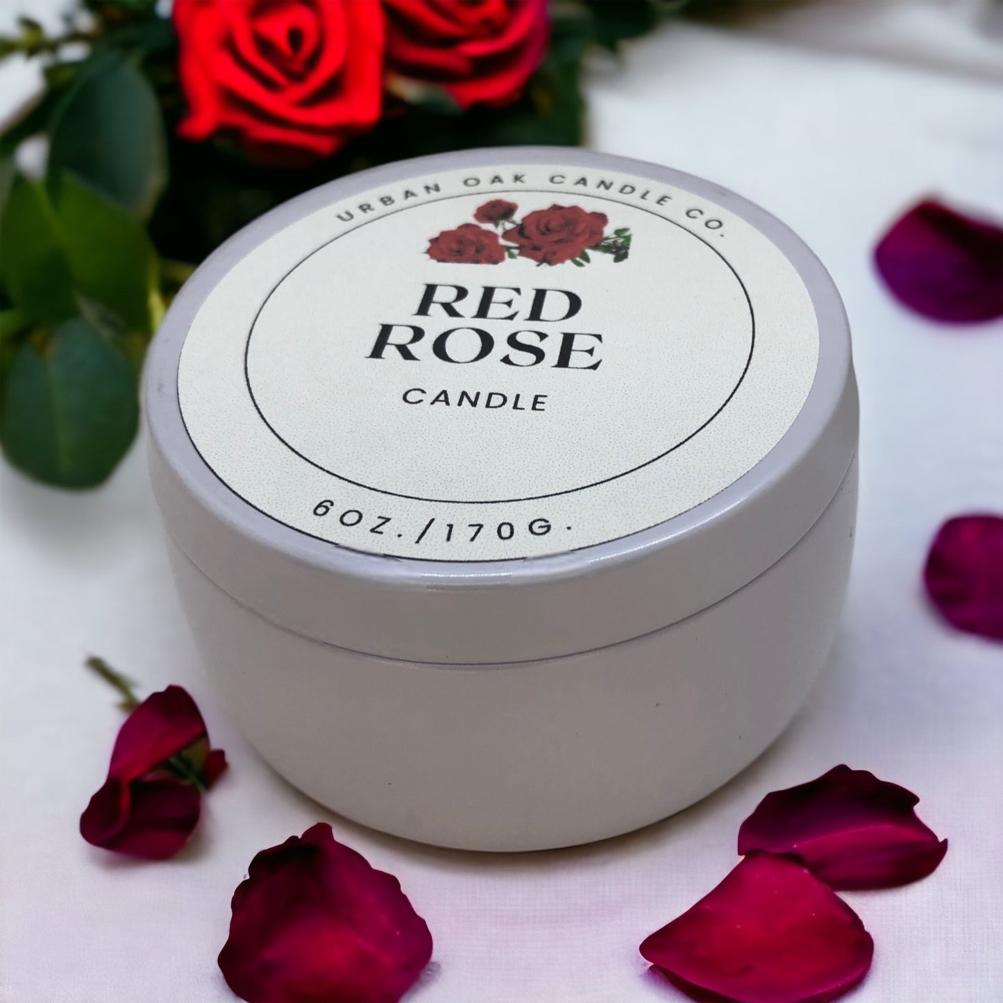 Red Rose Candle 6 oz