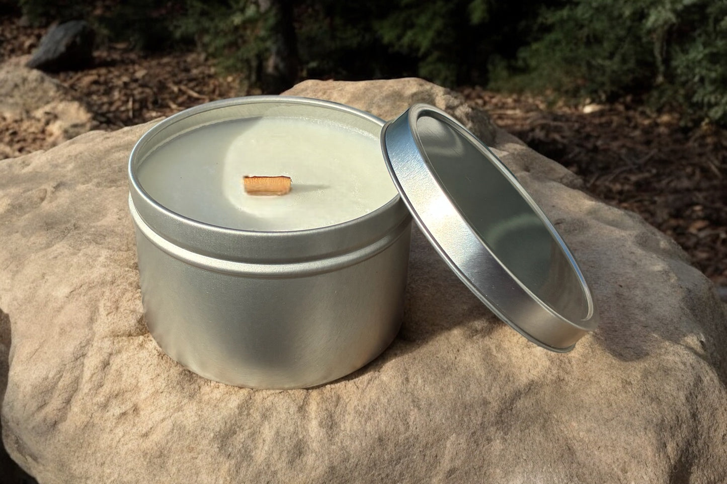 Food & Drink Collection-Soy Candle Tin (Wood Wick )