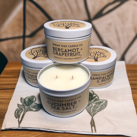 Coconut Soy Candle Tin 6 oz. (Spa Collection)
