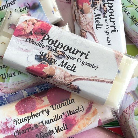 Wax Melt Snap Bar (With Botanicals )
